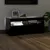 Produktbild 3 för TV-bänk med LED-belysning svart 90x35x40 cm