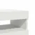 Produktbild 11 för TV-bänk med LED-belysning 2 delar vit 60x35x40 cm