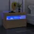 Produktbild 7 för TV-bänk med LED-belysning sonoma-ek 60x35x40 cm