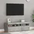 Produktbild 5 för TV-bänk med LED-belysning 2 delar betonggrå 60x35x40 cm