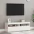 Produktbild 5 för TV-bänk med LED-belysning 2 st vit högglans 60x35x40 cm