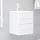 Tvättställsskåp vit högglans 41x38,5x48 cm spånskiva