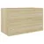 Produktbild 2 för Tvättställsskåp sonoma-ek 80x38,5x48 cm spånskiva
