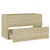 Produktbild 3 för Tvättställsskåp sonoma-ek 80x38,5x48 cm spånskiva