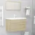 Produktbild 6 för Tvättställsskåp sonoma-ek 80x38,5x48 cm spånskiva