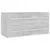 Produktbild 2 för Tvättställsskåp betonggrå 100x38,5x48 cm spånskiva