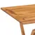 Produktbild 6 för Matgrupp för trädgården 5 delar massiv teak