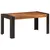 Produktbild 10 för Matbord 160x80x76 cm massivt mangoträ