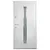 Produktbild 2 för Ytterdörr aluminium vit 90x200 cm