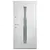 Produktbild 2 för Ytterdörr aluminium vit 110x207,5 cm