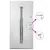 Produktbild 2 för Ytterdörr aluminium vit 90x200 cm