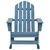 Produktbild 2 för Gungstol adirondack massivt granträ blå
