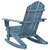 Produktbild 4 för Gungstol adirondack massivt granträ blå