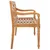 Produktbild 4 för 3062162 Batavia-bänk med Mullvadsbrun kudde 120 cm massiv teak (43052 + 47622)