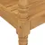 Produktbild 5 för Bataviabänk med dyna grått rutmönster 120 cm massiv teak