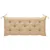 Produktbild 8 för Bataviabänk med beige dyna 120 cm massiv teak