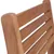 Produktbild 5 för Trädgårdsstolar med beige dynor 2 st massiv teak