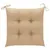 Produktbild 4 för Trädgårdsstolar med beige dynor 4 st massiv teak