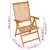 Produktbild 10 för Trädgårdsstolar med beige dynor 2 st massiv teak