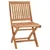 Produktbild 3 för Trädgårdsstolar med beige dynor 2 st massiv teak