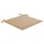 Produktbild 7 för Trädgårdsstolar med beige dynor 2 st massiv teak