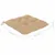 Produktbild 11 för Trädgårdsstolar med beige dynor 3 st massiv teak