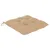 Produktbild 4 för Trädgårdsstolar med beige dynor 3 st massiv teak