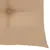 Produktbild 5 för Trädgårdsstolar med beige dynor 3 st massiv teak