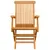 Produktbild 4 för Trädgårdsstolar med beige dynor 6 st massiv teak