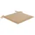 Produktbild 7 för Trädgårdsstolar med beige dynor 6 st massiv teak