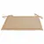 Produktbild 8 för Trädgårdsstolar med beige dynor 6 st massiv teak