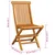 Produktbild 11 för Trädgårdsstolar med beige dynor 4 st massiv teak