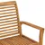 Produktbild 4 för Trädgårdsbänk med grå dyna 112 cm massiv teak