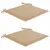 Produktbild 5 för Trädgårdsstolar med beige dynor 2 st massiv teak