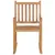 Produktbild 8 för Gungstol med beige dyna massiv teak