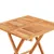 Produktbild 4 för Caféset 3 delar med beige dynor massiv teak
