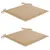Produktbild 7 för Caféset 3 delar med beige dynor massiv teak