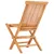 Produktbild 10 för Caféset 3 delar med beige dynor massiv teak