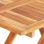 Produktbild 9 för Caféset 3 delar med taupe dynor massiv teak