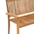 Produktbild 4 för Stapelbar trädgårdsbänk med dyna 128,5 cm massiv teak