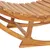 Produktbild 6 för vidaX Solsäng med dyna gungdesign massiv teak