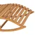 Produktbild 7 för vidaX Solsäng med dyna gungdesign massiv teak