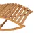 Produktbild 7 för vidaX Solsäng med dyna gungdesign massiv teak