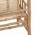 Produktbild 4 för Trädgårdsbänk med dyna 120 cm bambu