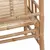Produktbild 4 för Trädgårdsbänk med dyna 120 cm bambu