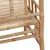 Produktbild 4 för Trädgårdsbänk med dyna 120 cm bambu