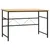 Produktbild 2 för Datorbord svart och ljus ek 105x55x72 cm MDF och metall 