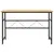 Produktbild 3 för Datorbord svart och ljus ek 105x55x72 cm MDF och metall 