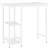 Produktbild 5 för Datorbord vit 80x40x72 cm MDF och metall