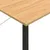 Produktbild 6 för Datorbord svart och ljus ek 80x40x72 cm MDF och metall 